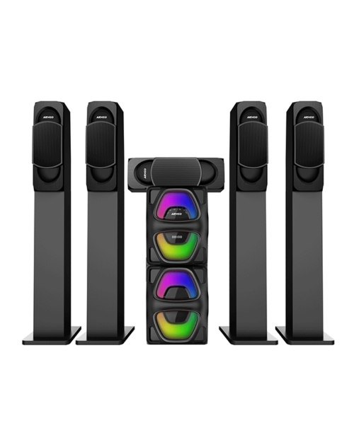 ARMCO AHT-12500TB - 5.1 Ch, 12.0" - 500W, 20, 000W PMPO, Tall Boy Sub Woofer.