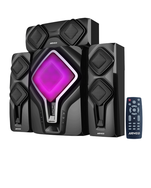 ARMCO AHT-8090 - 3.1 Ch, 184W, 8.0" Sub Woofer.