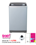 ARMCO AWM-TL1000P2 - 10.0 Kg Top Loading Fully Automatic Washing Machine