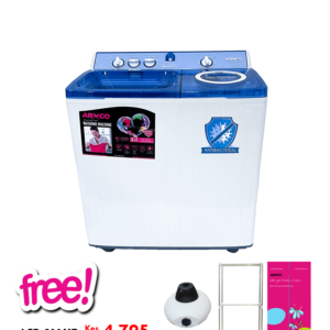 ARMCO AWM-TT1255P - 12 Kg Twin Tub Washing Machine - White