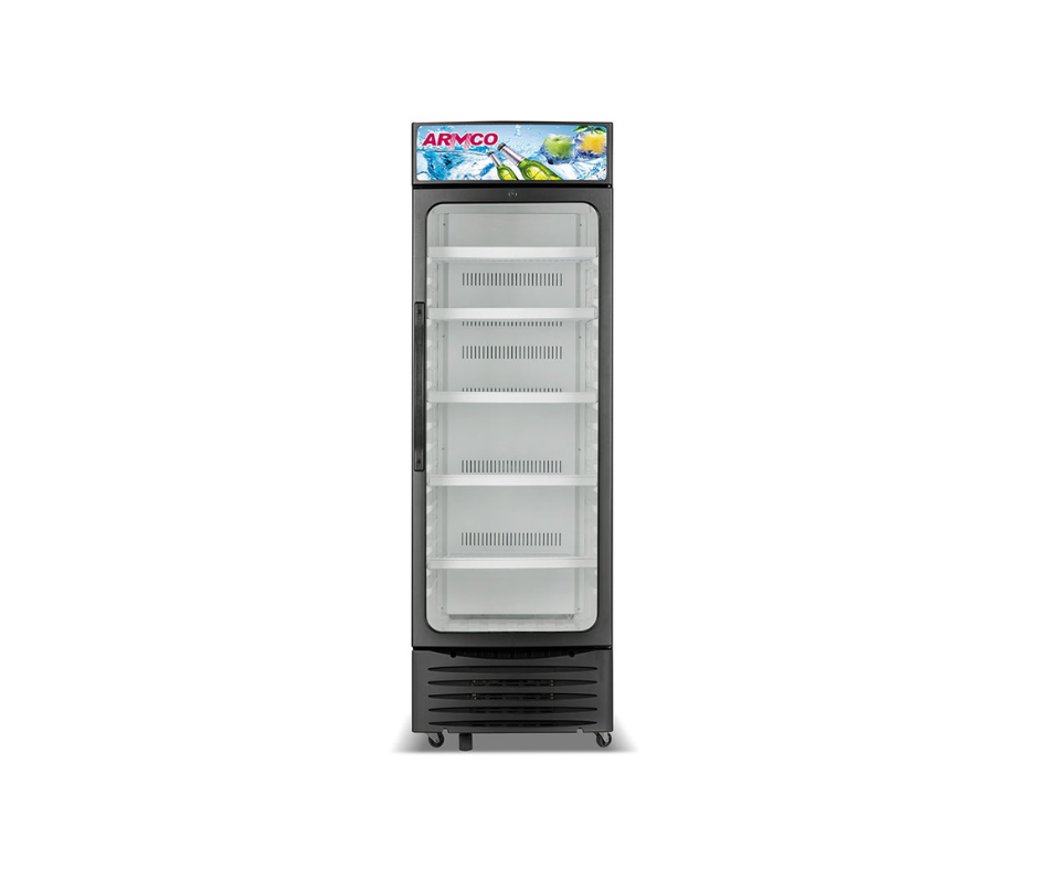 ARMCO ASC-350CH - 350L Showcase Cooler - Black