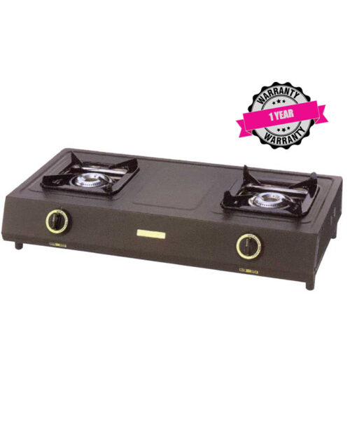 ARMCO GC-8211FP - 2 Burner (1 WOK) Fluorine Coated Tabletop Gas Cooker.