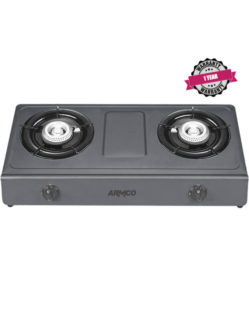 ARMCO GC-8265P2-2Burner Gas Cooker, FREE 2M Pipe