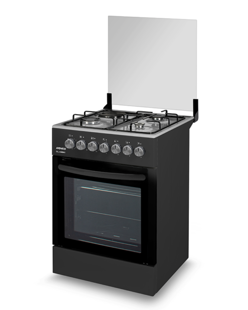 ARMCO GC-F5831FX(BK) - 3Gas, 1 Electric, 58x58cm, Gas Cooker