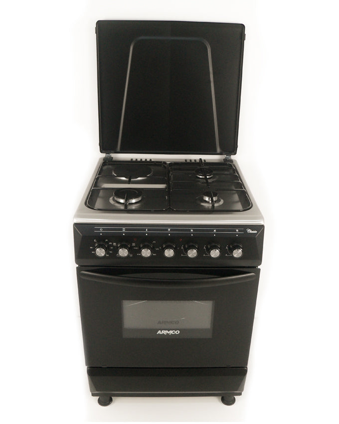 ARMCO GC-F6631FX(BK) - 3 Gas, 1 Electric, Gas Cooker.