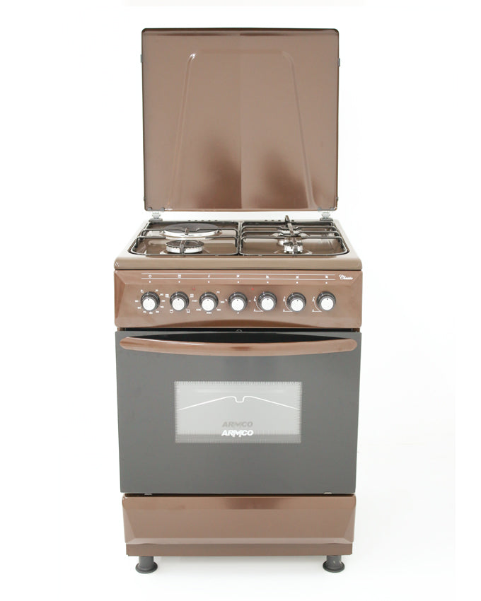ARMCO GC-F6631FX(BR) - 3 Gas, 1 Electric, 60x60 Gas Cooker.