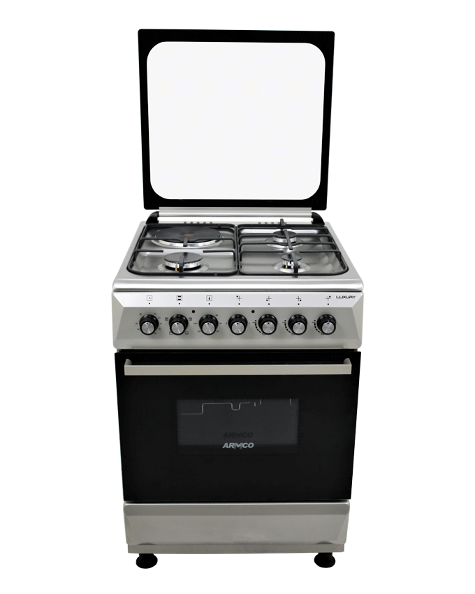 ARMCO GC-F6631JX(SL) - 3 Gas, 1 Electric, 60x60 Gas Cooker
