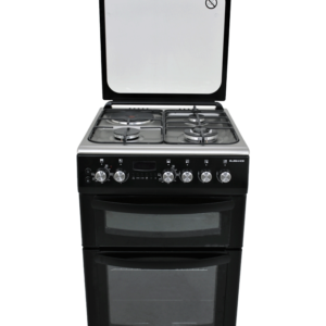 ARMCO GC-F6631LX3D2(BK) - 3 Gas(1 WOK), 1 Electric, 60x60 Double Oven Gas Cooker.