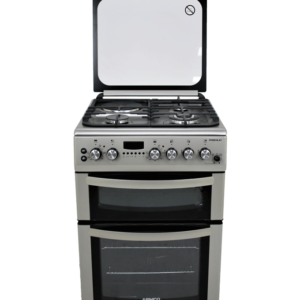 ARMCO GC-F6631ZX2D2(SL) - 3 Gas(1 WOK), 1 Electric, 60x60 Double Oven Gas Cooker.