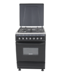 ARMCO GC-F6640MX(BK) - 4 Gas Burner, 60X60 Electric Oven+Grill Cooker