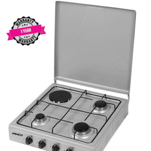 ARMCO GC-F8431GX(SS)-3Gas, 1Electric, 50X50 Cooker