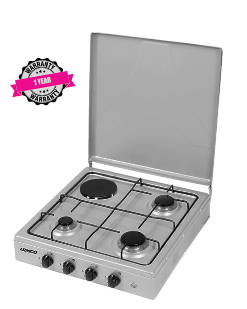 ARMCO GC-F8431GX(SS)-3Gas, 1Electric, 50X50 Cooker