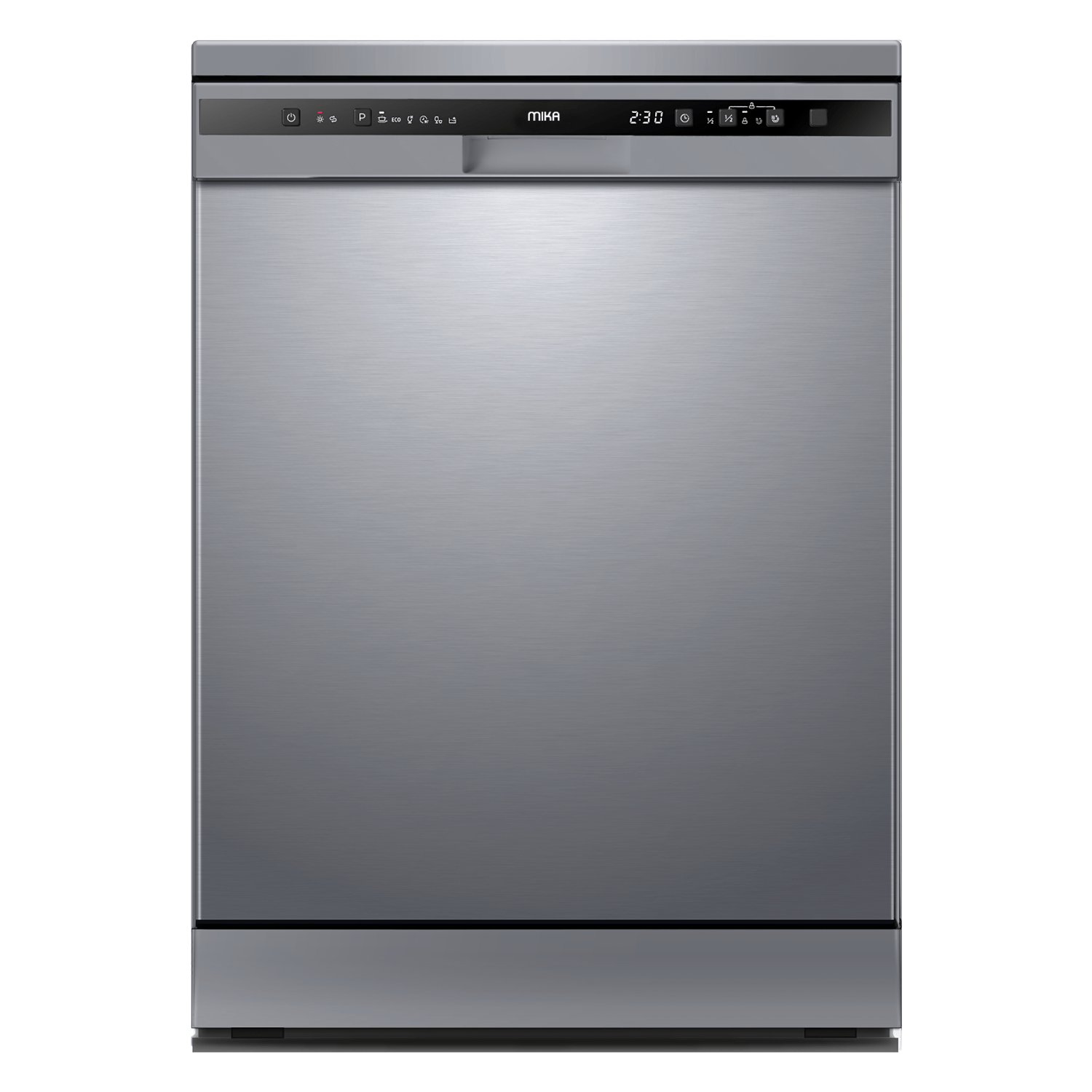 Mika Dish Washer, 12 Place Setting, Silver