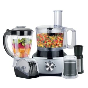 Mika Food Processor, 7 in 1 Functions, Silver