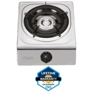 Mika Gas Stove, Table Top, Stainless Steel, 1 Burner