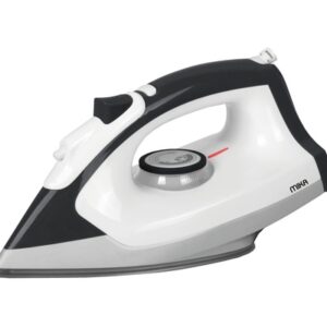 Mika Dry Iron, With Spray, Ceramic Soleplate, White & Black