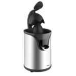 Mika Citrus Juicer, Plastic Handle Press, 100W, Stainless Steel