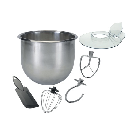 Mika Stand Mixer , Milky White & Grey