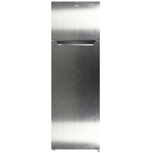 Mika Refrigerator, 261L, Direct Cool, Double Door, Shiny SS