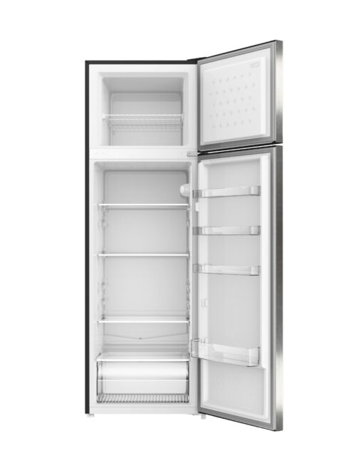 Mika Refrigerator, 261L, Direct Cool, Double Door, Line Silver Dark
