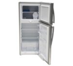Mika Refrigerator, 138L, Direct Cool, Double Door, Silver Brush