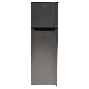 Mika Refrigerator, 168L Direct Cool, Double Door, Line Silver Dark