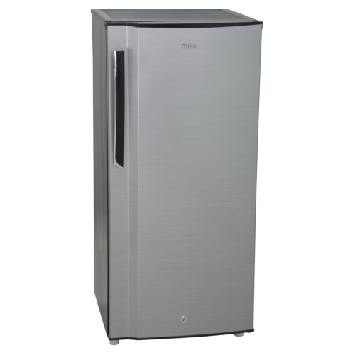 Mika Refrigerator, 150L Direct Cool, Single Door, Line Silver Dark