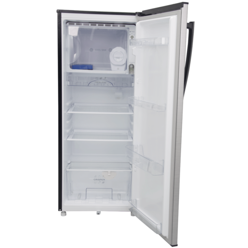 Mika Refrigerator, 175L Direct Cool, Single Door, Line Silver Dark
