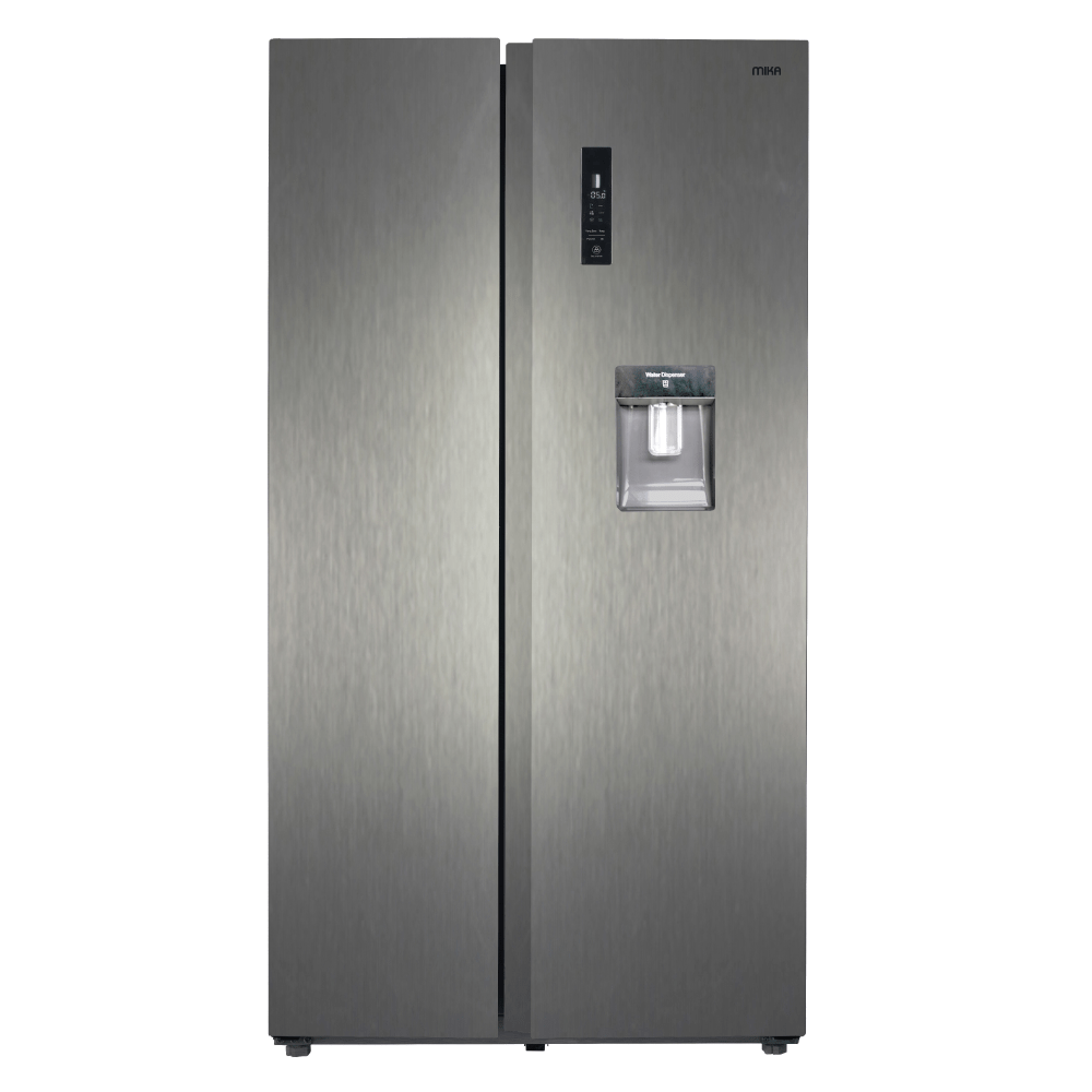 Mika Refrigerator, Side by Side, No Frost , 562L, Brush SS Look