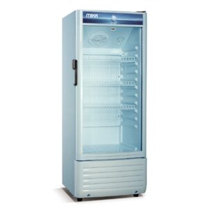 Mika Showcase Chiller, 130L, White &Grey