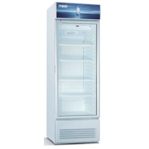 Mika Showcase Chiller, 180L, White & Grey
