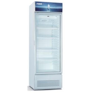 Mika Showcase Chiller, 220L, White & Grey