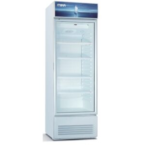 Mika Showcase Chiller, 250L, White & Grey