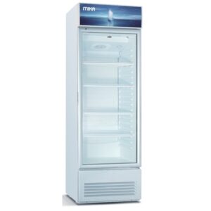 Mika Showcase Chiller, 280L, White & Grey