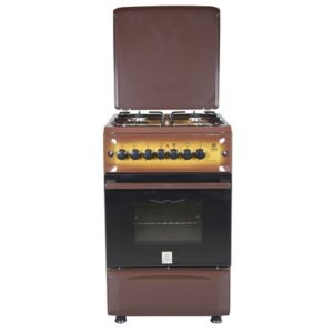 Mika Standing Cooker, 50cm X 55cm, 4GB, Gas Oven, Light Brown
