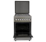 Mika Standing Cooker, 58cm X 58cm, 4GB, Electric Oven, Half Inox