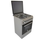 Mika Standing Cooker, 58cm X 58cm, 4GB, Electric Oven, Half Inox