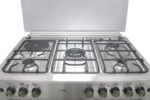 Mika Standing Cooker, 90cm x 60cm, 4 Gas Burner + 1 Electric Plate, Gas Compartment WOK Burner