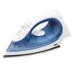 Mika Steam Iron, Non-Stick Soleplate, White & Blue