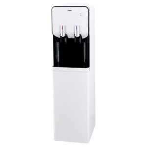 Mika Water Dispenser, Standing , Hot & Normal with cabinet, White & Black