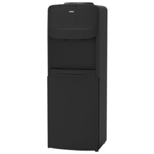 Mika Water Dispenser, Standing , Hot & Electric cooling, with cabinet, Black