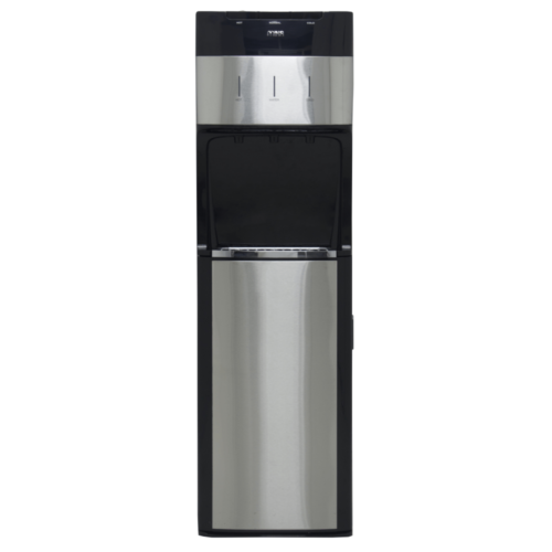Mika Water Dispenser, Floor Standing Bottom Load , Stainless Steel Black