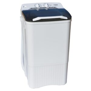 Mika Washing Machine, 6kg, Semi Automatic, Single Tub, White & Grey