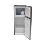 Mika Refrigerator, 118L Direct Cool, Double Door, Line Silver Dark