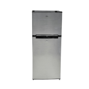 Mika Refrigerator, 118L Direct Cool, Double Door, Line Silver Dark