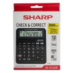Sharp - EL-CC12D - 12 Digit Calculator - Black
