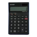 Sharp - EL-145T - 14 Digit Calculator - Black/ Blue