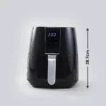 WonderChef Prato Air Fryer, Digital, 3.8L Non-Stick Frying Basket-Black