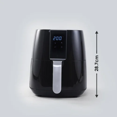 WonderChef Prato Air Fryer, Digital, 3.8L Non-Stick Frying Basket-Black