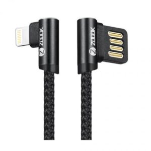 ZOOOK - ZF- BLIC2 - Angled lightning Charge & Sync cable - 1.2M- Black